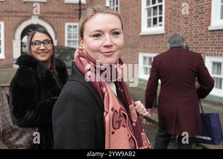 Barrister Charlotte Proudman arrives at 9 Grays Inn Square, London, ahead of a misconduct hearing, where she is accused of professional misconduct by the Bar Standards Board over comments she made of a 'boy's club' attitude within the judiciary. Picture date: Tuesday December 10, 2024. Stock Photo