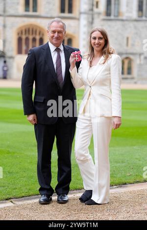 Alicia Hempleman-Adams after being made a Member of the Order of the ...