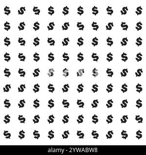 Doller Background, USA Dollar symbol, Money sign Background, dollar pattern Background Stock Vector