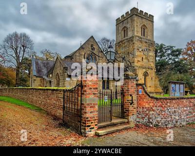 UK, North Yorkshire, Thirsk, Sowerby, St Oswald's Church. Stock Photo