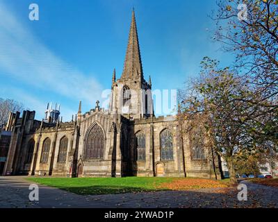 UK, South Yorkshire, Sheffield, Cathedral Church of St Peter & St Paul. Stock Photo