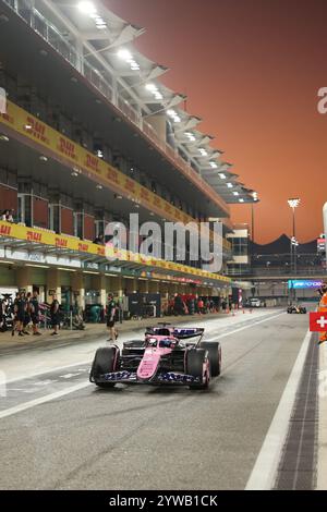 Paul Aron (BWT Alpine F1 Team), Post Season Testing, ARE,  Formel 1 Weltmeisterschaft, Abu Dhabi Grand Prix, Yas Marina Circuit, 10.12.2024  Foto: Eibner-Pressefoto/Annika Graf Stock Photo