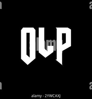 OLP letter logo design for technology company. OLP logo design black ...