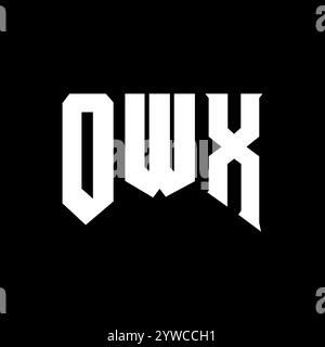 OWX letter logo design for technology company. OWX logo design black ...
