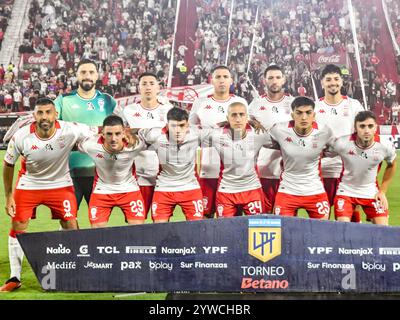 Liga Profesional de Futbol AFA. December 9, 2024. Tomas Adolfo Duco Stadium, Parque Patricios, Buenos Aires, Argentina.  Club Atletico Huracan vs Club Atletico Platense, Liga Profesional de Futbol AFA Stock Photo