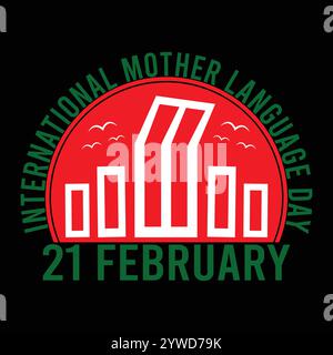 International Mother Language Day Vector Illustration design Stock Vector