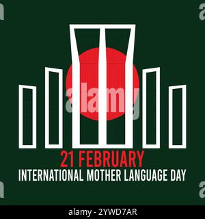 International Mother Language Day Vector Illustration design Stock Vector