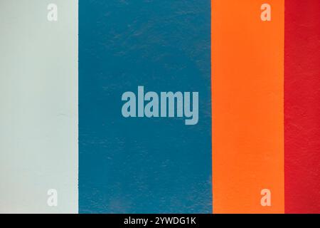 Multi colored abstract textured background. Red, orange and blue. Stock Photo