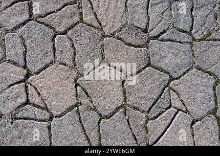 Stone path texture – seamless pattern of architectural gravel floor ...
