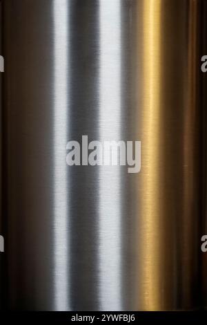 Brushed metal texture Stock Photo