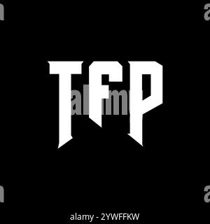 TFP letter logo design for technology company. TFP logo design black ...