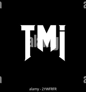 TMI letter logo design for technology company. TMI logo design black ...