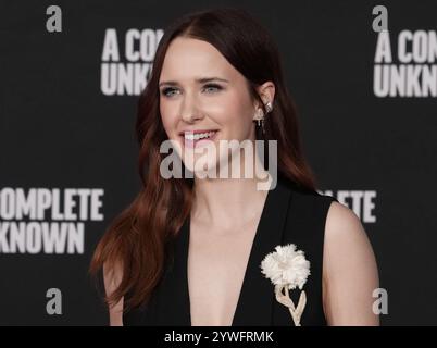 Los Angeles, USA. 10th Dec, 2024. Rachel Brosnahan arrives at A COMPLETE UNKNOWN World Premiere held at the Dolby Theatre in Hollywood, CA on Tuesday, ?December 10, 2024. (Photo By Sthanlee B. Mirador/Sipa USA) Credit: Sipa USA/Alamy Live News Stock Photo