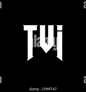 TVI letter logo design for technology company. TVI logo design black ...