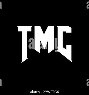 TMC letter logo design for technology company. TMC logo design black ...