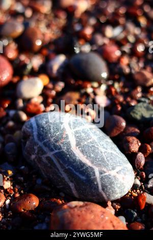 Pebbled Beach Stock Photo