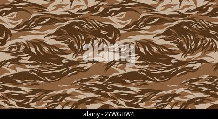 vector brush stroke camouflage pattern, vector camo pattern Stock Vector
