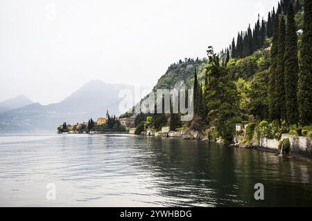 Park, spring, Villa Monastero, Varenna, Province of Lecco, Lombardy, Italy, Europe Stock Photo