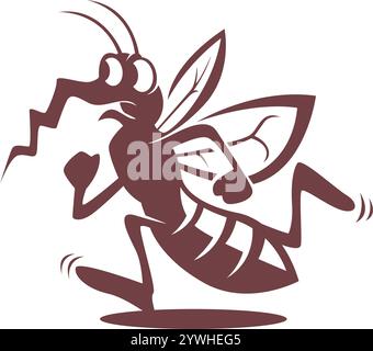 Mosquito icon logo design template Stock Vector