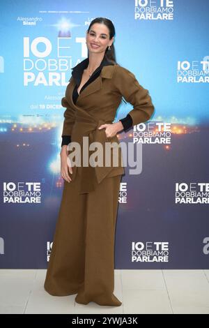 Rome, Italy. 11th Dec, 2024. Francesca Chillemi attends the photocall of the movie 'Io e Te dobbiamo parlare' at Visconti Palace Le Meridien Hotel. Credit: SOPA Images Limited/Alamy Live News Stock Photo