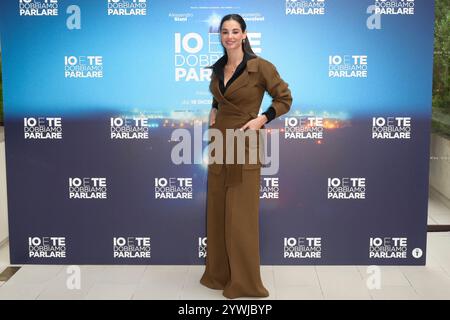 Rome, Italy. 11th Dec, 2024. Francesca Chillemi attends the photocall of the movie 'Io e Te dobbiamo parlare' at Visconti Palace Le Meridien Hotel. Credit: SOPA Images Limited/Alamy Live News Stock Photo