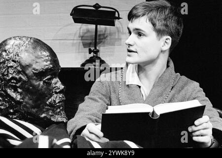 Joshua Le Touzel (Tommy Judd) in ANOTHER COUNTRY by Julian Mitchell at the Greenwich Theatre, London SE10   05/11/1981  design: Bernard Culshaw  lighting: Leonard Tucker  director: Stuart Burge Stock Photo