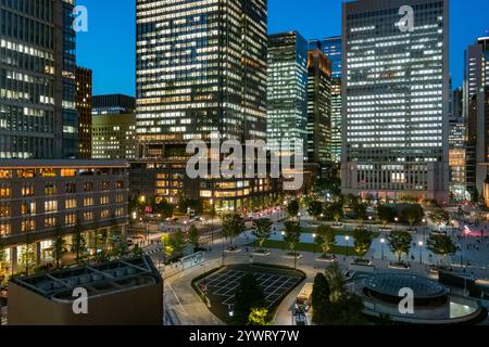 Tokyo Marunouchi Buildings Stock Photo