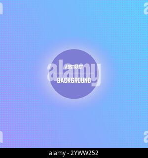Abstract colorful background with dots, halftone effect and circle in center. Vector illustration. Stock Vector