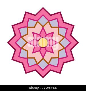 Beautiful seamless Islamic pattern with geometric shapes and arabesque design, perfect for Ramadan and Eid decorations. Stock Vector