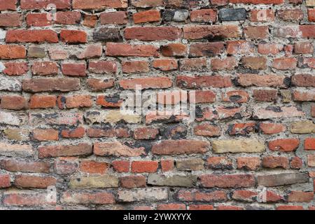 Old brick wall background close up Stock Photo