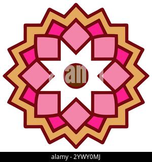 Beautiful seamless Islamic pattern with geometric shapes and arabesque design, perfect for Ramadan and Eid decorations. Stock Vector