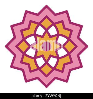 Beautiful seamless Islamic pattern with geometric shapes and arabesque design, perfect for Ramadan and Eid decorations. Stock Vector