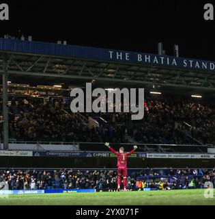 Queens Park Rangers goalkeeper Paul Nardi and Jimmy Dunne celebrate ...