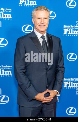 USA. 11th Dec, 2024. Actor-Producer Will Ferrell arrives at the Santa Barbara International Film Festival to receive their Annual Kirk Douglas Award for Excellence In Film at the Ritz-Carlton Bacara, Santa Barbara, CA on December 11, 2024. (Photo by Rod Rolle/Sipa USA) Credit: Sipa USA/Alamy Live News Stock Photo