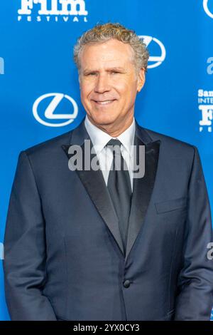 USA. 11th Dec, 2024. Actor-Producer Will Ferrell arrives at the Santa Barbara International Film Festival to receive their Annual Kirk Douglas Award for Excellence In Film at the Ritz-Carlton Bacara, Santa Barbara, CA on December 11, 2024. (Photo by Rod Rolle/Sipa USA) Credit: Sipa USA/Alamy Live News Stock Photo