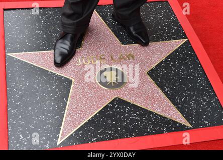 Hollywood, USA. 12th Dec, 2024. at Jude Law's Hollywood Walk of Fame Star Ceremony in Hollywood, CA on December 12, 2024 © LISA OConnor/AFF-USA.com Credit: AFF/Alamy Live News Stock Photo