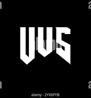 UUS letter logo design for technology company. UUS logo design black ...