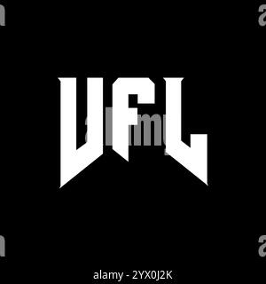 VFL letter logo design for technology company. VFL logo design black ...