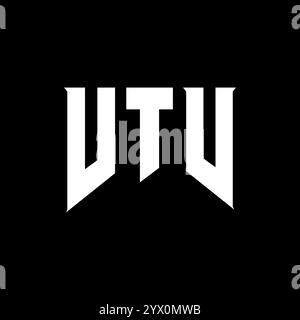 VTV letter logo design for technology company. VTV logo design black ...