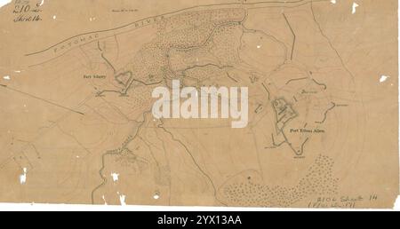 Contour map of the sites and vicinity of Fort Ethan Allen, Fort Marcy ...