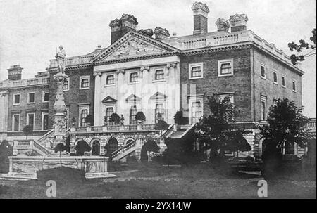 Copped Hall and gardens, Essex, from northwest pre-1910 Stock Photo - Alamy