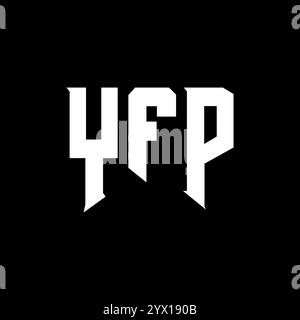YFP letter logo design for technology company. YFP logo design black ...