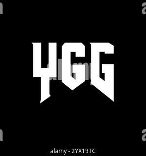 YGG letter logo design for technology company. YGG logo design black ...
