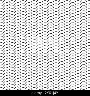 Dashed line pattern. Monochrome vector background. Creative abstract texture. Modern seamless design. Stock Vector