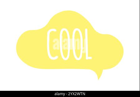 Speech bubble. Dialog balloon tag. Vector quote sticker. Trendy speech bubbles set in flat design with short messages Stock Vector
