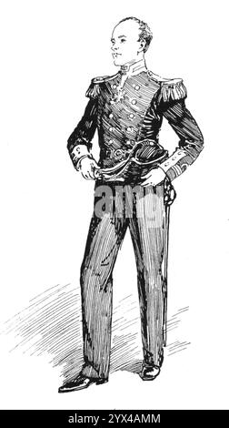 'Captain Scott, R.N.', 1925. Illustration of a waxwork at Madame Tussauds, a wax museum founded in London in 1835 by the French sculptor Marie Tussaud. 'A hero indeed - Captain Robert Falcon Scott. This great explorer, whose chief adventures were in the Antarctic, met his death in his final expedition to the South Pole'. From &quot;Madame Tussaud's: The Palace of Enchantment&quot; described by Capt. Edric Vredenburg, illustrated by Howard Davie, [Raphael Tuck &amp; Sons Ltd, London, 1925] Stock Photo