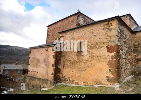 Black town of El Muyo, Segovia, Spain Stock Photo