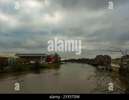 The City Ground is home to Nottingham Forest Football Club in Nottingham, UK Stock Photo