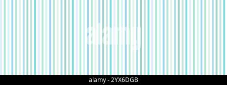 Simple blue stripes web banner, texture seamless pattern Stock Vector