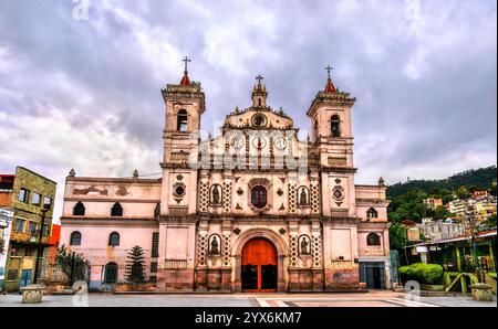 Church of Saint Mary of Sorrows or Los Dolores in Tegucigalpa, the capital of Honduras Stock Photo